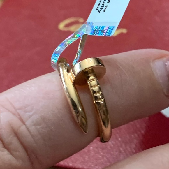 CARTIER JUSTE UN CLOU RING 18KG - Picture 4 of 6